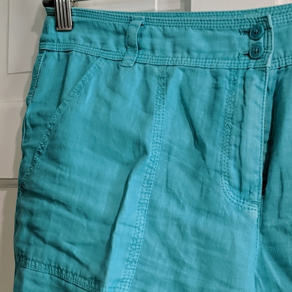 Tommy Bahama Linen Capris 10 - Picture 2 of 4